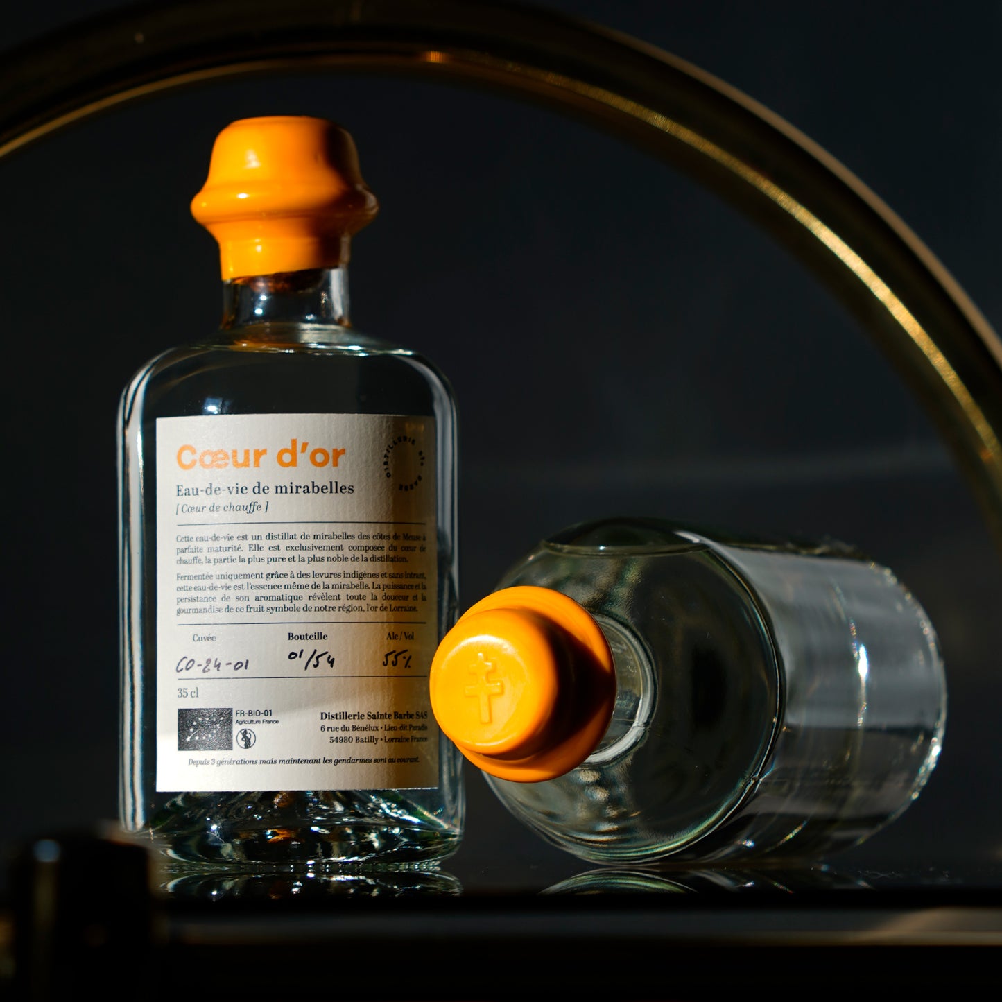 Cœur d'or - Eau de vie de mirabelle - 35cl