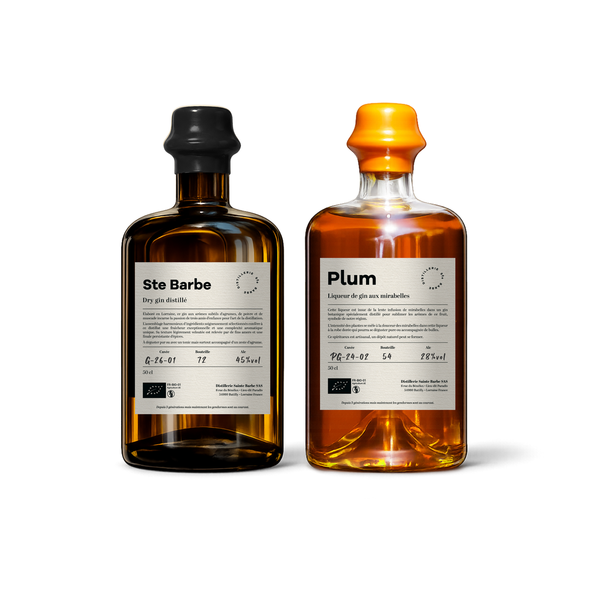 Duo Gin & Mirabelle - Gin Sainte Barbe & Plum