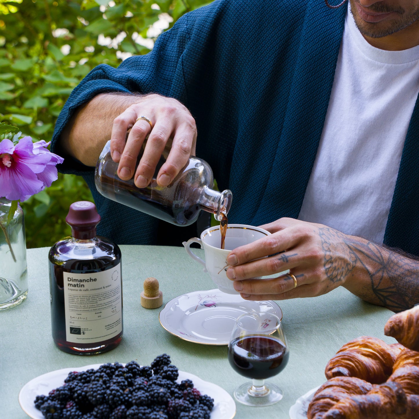 Dimanche matin - Liqueur de café, croissant & mûre